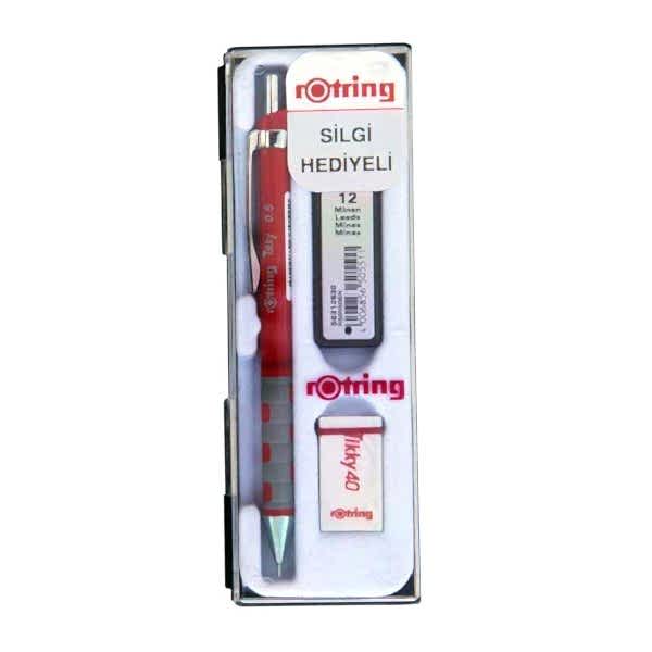 Rotring Tikky Versatil Uçlu Kalem Okul Seti 0.5 mm - Kırmızı