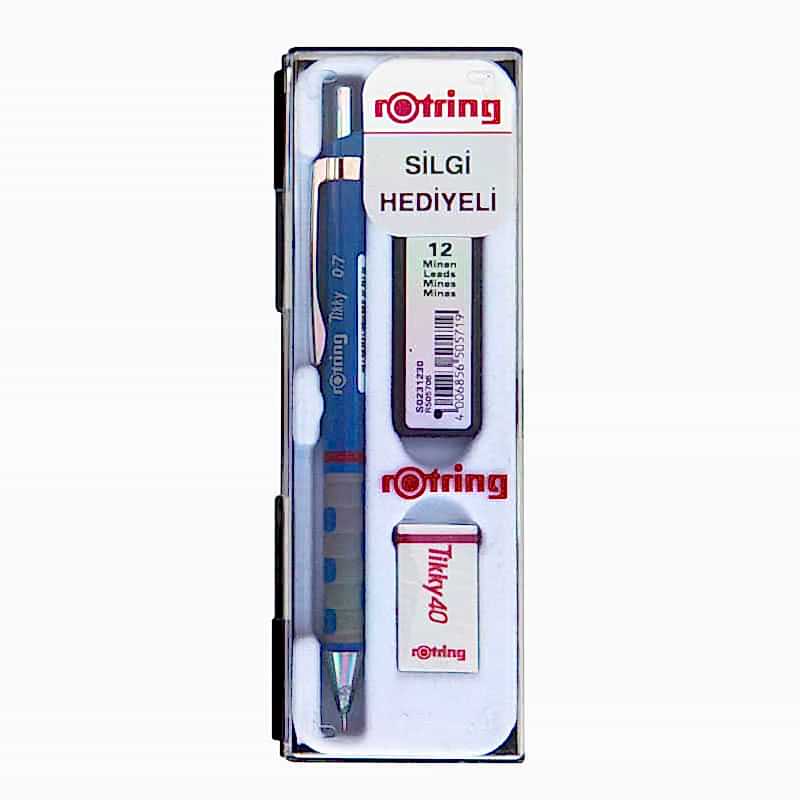 Rotring Tikky Versatil Uçlu Kalem Okul Seti 0.7 mm - Mavi
