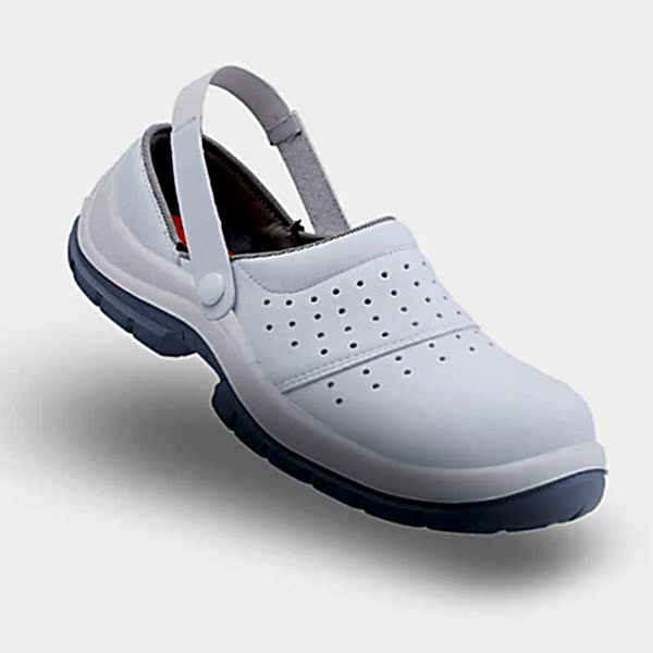 Mekap İş Ayakkabısı Sandalet Slipper Beyaz Atlas Atp-92