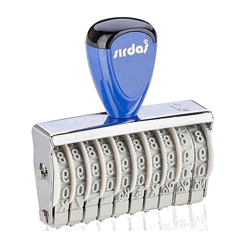 Sırdaş 15510 Numaratör Elle Geçmeli 5 mm 10 Hane