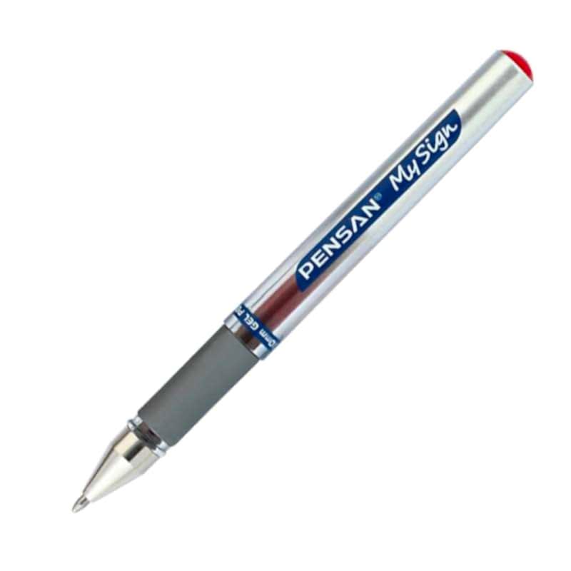 Pensan 6030 My Sign Jel İmza Kalemi 1.0 mm - Kırmızı