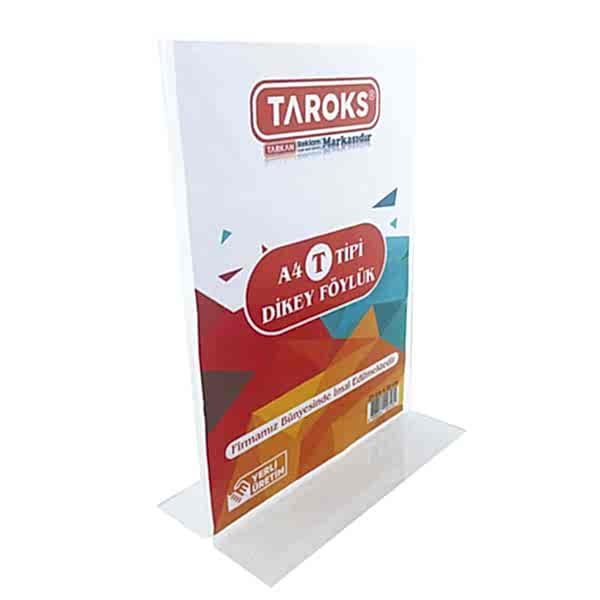 Pleksi Fiyatlık Çift Taraflı A4 Dikey T Tipi