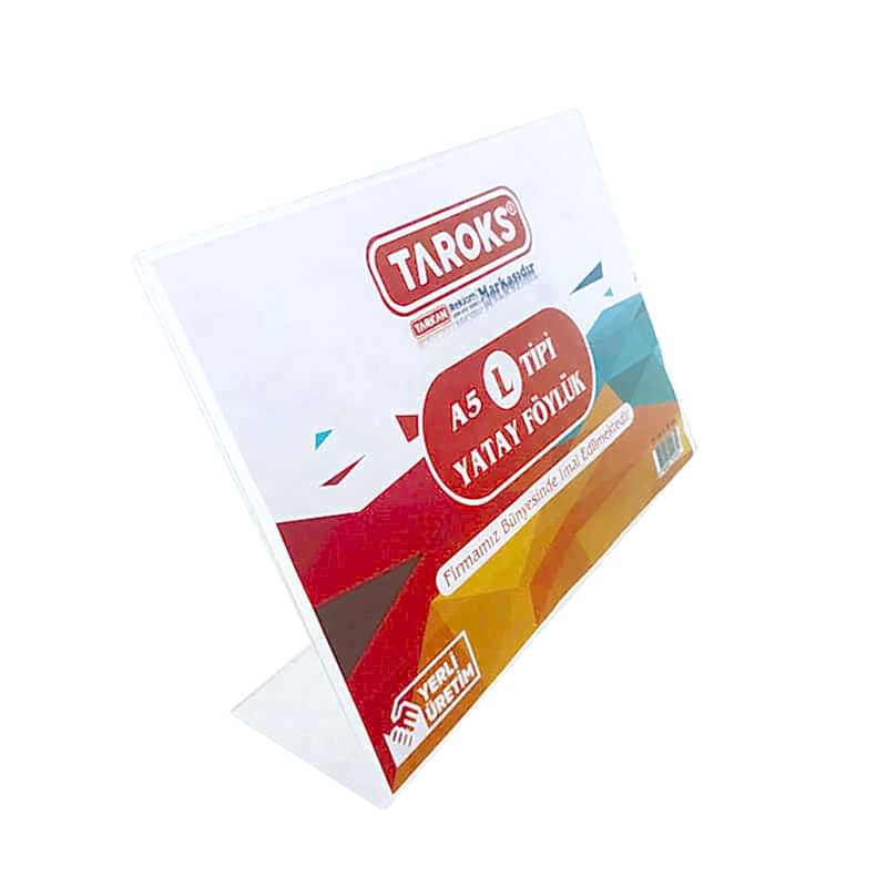 Taroks Föylük A5 L Tipi Yatay Pleksi