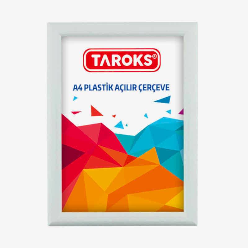 Plastik Açılır Çerçeve A4 Beyaz