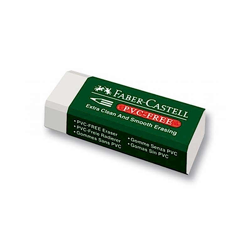 Faber Castell 7085 Pvc Free Silgi Küçük Boy Beyaz