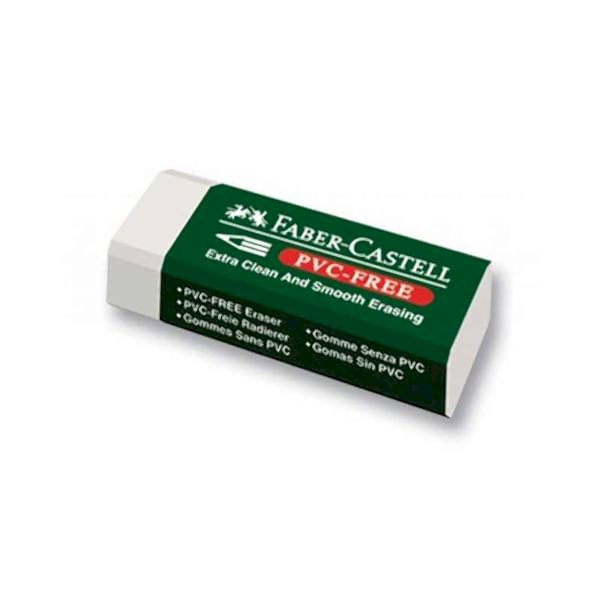 Faber Castell 7085 Pvc Free Silgi Küçük Boy Beyaz