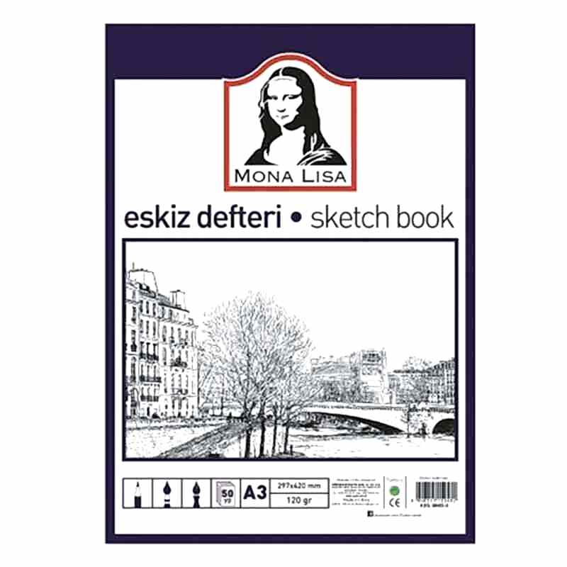 Südor Eskiz Defteri A3 120 gr 50 Yaprak BN05-3