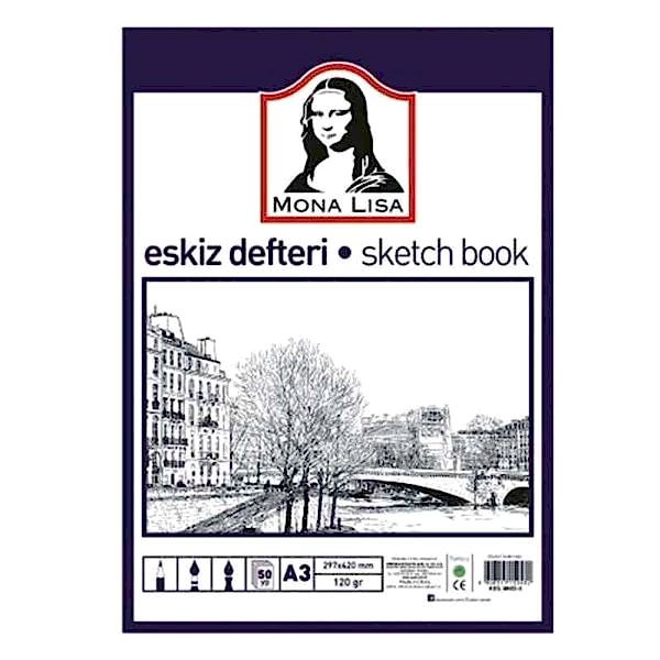Südor Eskiz Defteri A3 120 gr 50 Yaprak BN05-3