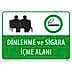 Dinlenme ve Sigara İçme Alanı Uyarı Levhası U10125