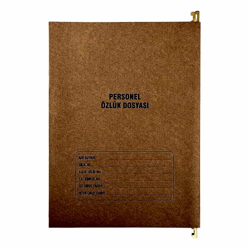 Tunakart P3001 Askılı Personel Özlük Dosyası 8 Bölmeli