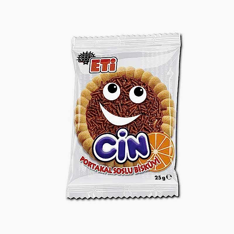Eti Cin Portakallı Bisküvi 25 gr 36'lı Paket