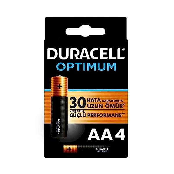 Duracell Optimum Alkalin Pil AA 4'lü