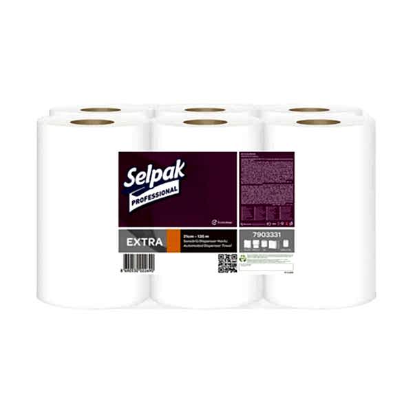 Selpak Professional Extra Hareketli Kağıt Havlu 21 cm 70 m - 6 Adet