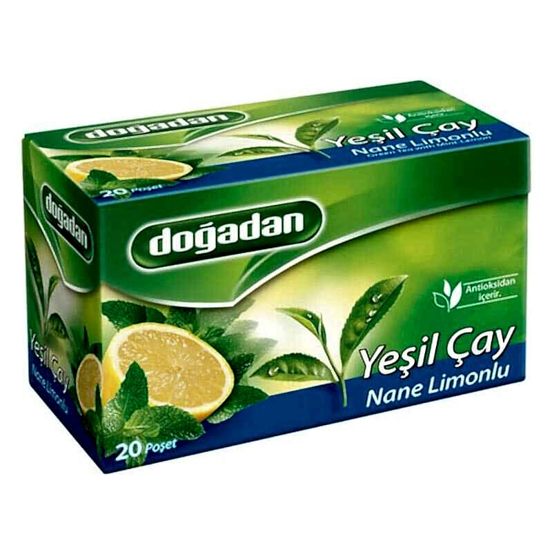 Doğadan Yeşil Çay Nane Limon 20'li Paket