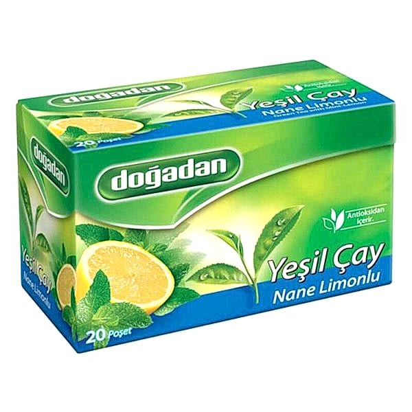 Doğadan Yeşil Çay Nane Limon 20'li Paket