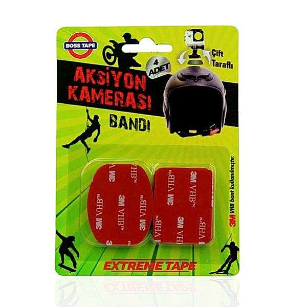 Boss Tape Çift Taraflı Aksiyon Kamera Bandı 4 Adet