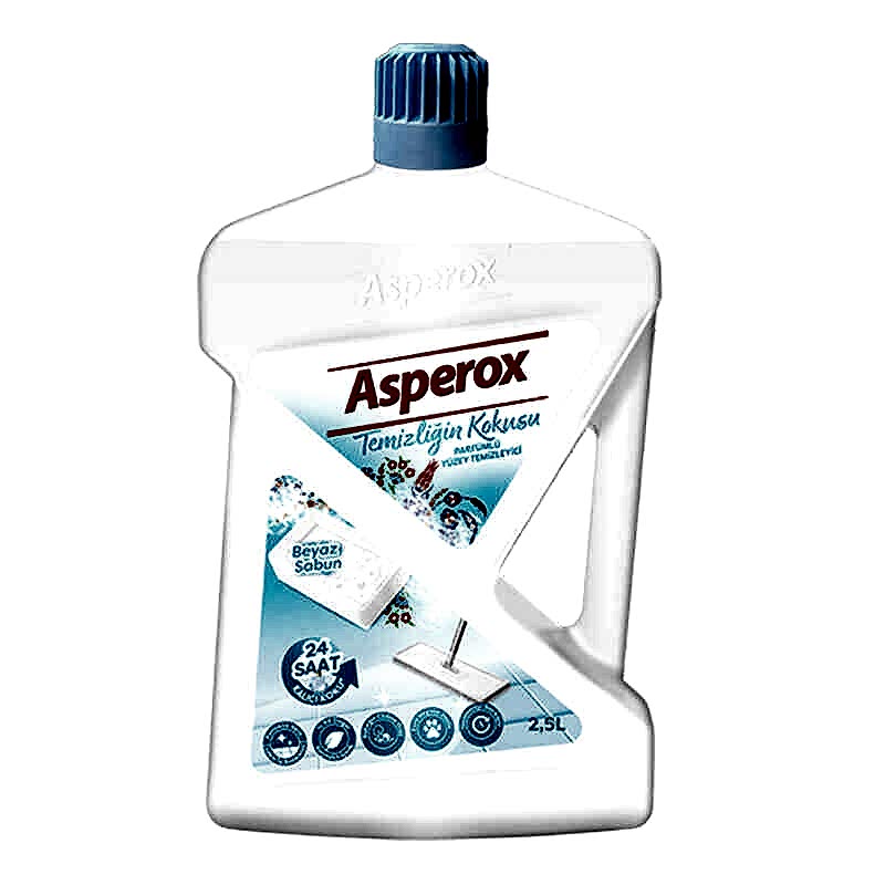 Asperox Yüzey Temizleyici Temizliğin Kokusu Beyaz Sabun 2,5 Lt