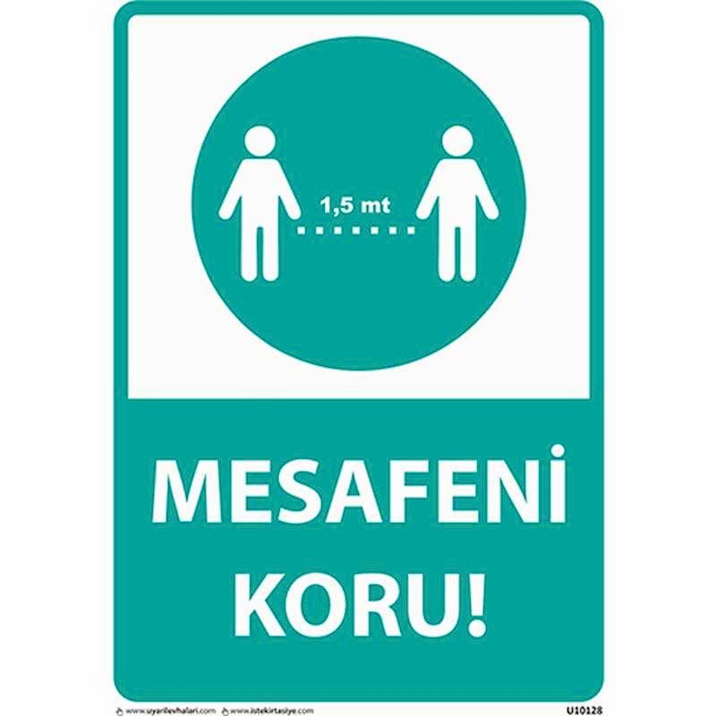 Mesafeni Koru Uyarı Levhası U10128