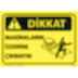 Dikkat Makinelerin Üzerine Çıkmayın Uyarı Levhası U02195
