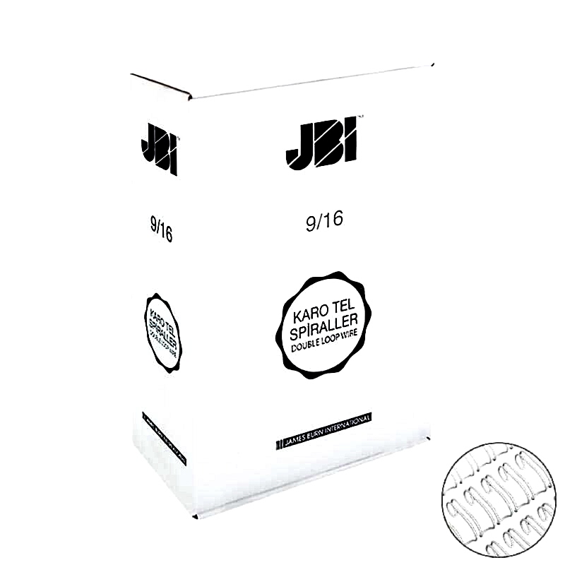 Sarff Spiral JBI Karo Tel 9/16 50'li Paket - Beyaz 15315076