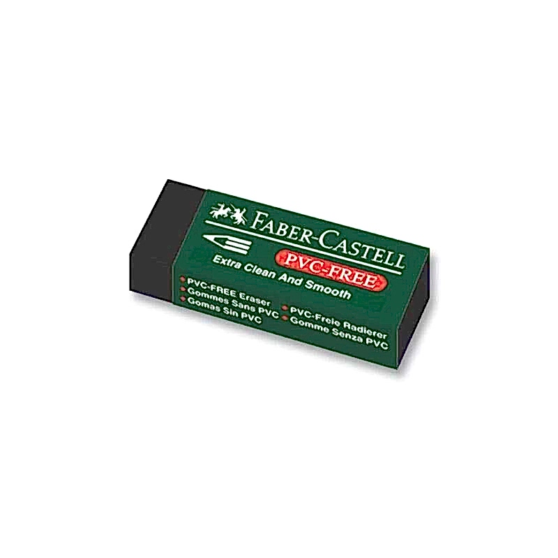 Faber Castell 7089 Pvc Free Silgi Küçük Boy Siyah