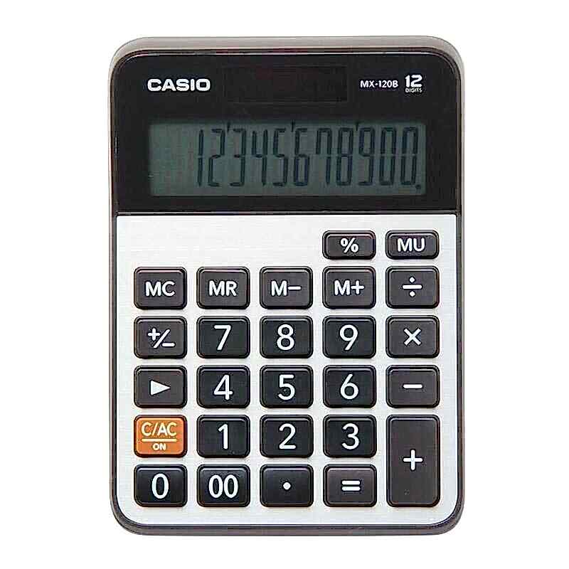 Casio MX-120B Masaüstü Hesap Makinesi 12 Haneli