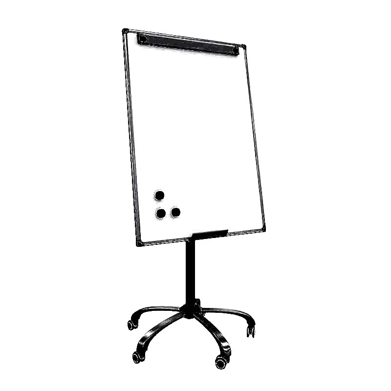 Panda Yıldız Mobil Ayaklı 5 Tekerlekli Flipchartlı Manyetik Yüzey Yazı Tahtası 70 x 100 cm PAN 580