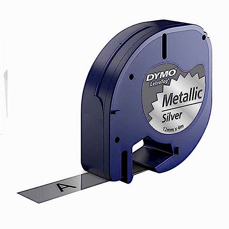 Dymo Şerit Let. Metalik Gri 12 mm x 4 mt 721730 59429