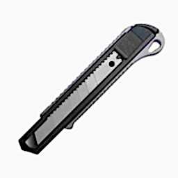 Kraf 630G Maket Bıçağı Geniş Metal Gövdeli 