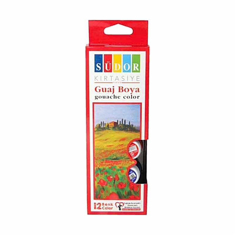 Südor SD525 Guaj Boya 15 ml 12 Renk