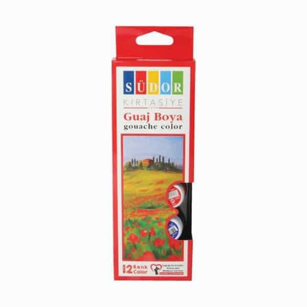 Südor SD525 Guaj Boya 15 ml 12 Renk