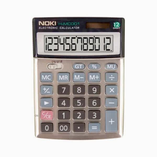Noki H-MC001 Masaüstü Hesap Makinesi 12 Haneli