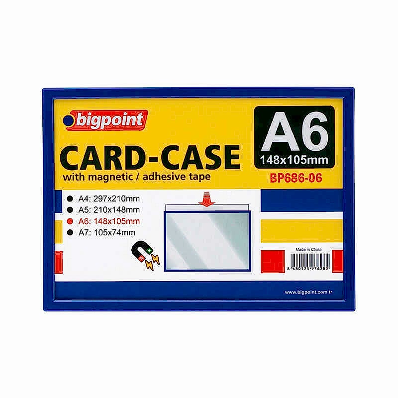 Bigpoint BP686-06 Mıknatıslı Çerçeveli Afiş Muhafaza Kabı A6 148x105 mm