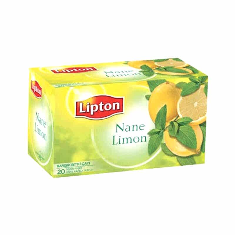 Lipton Bitki Çayı Nane Limon 20'li