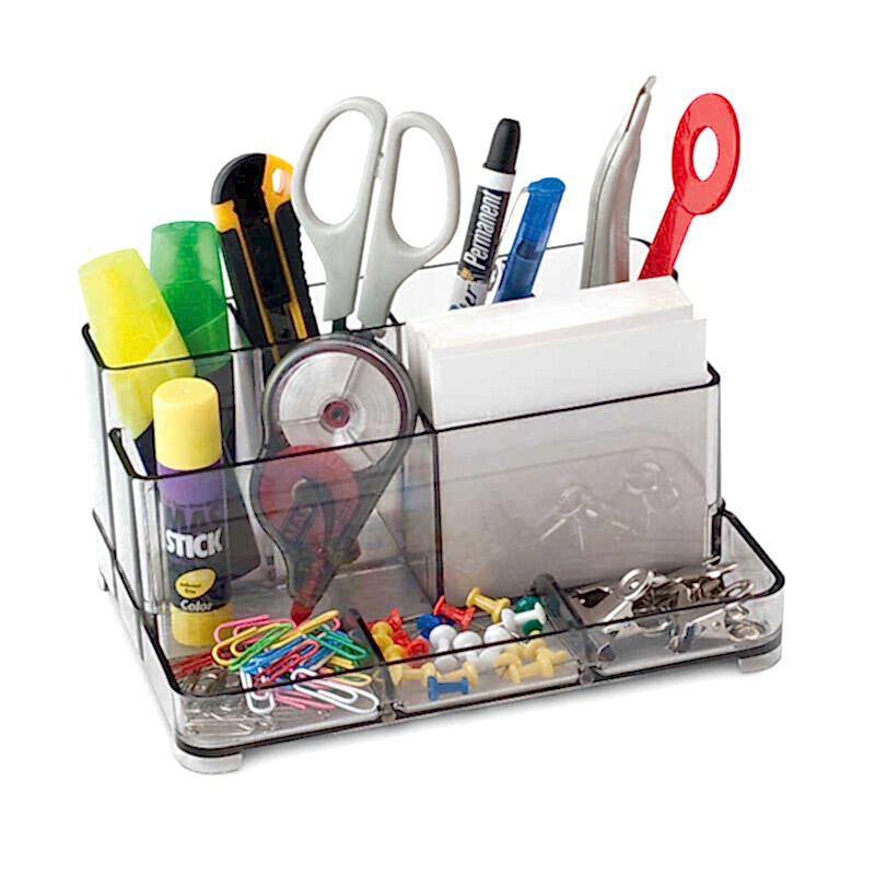 Mas 810 Desk Organizer Kalemlik Şeffaf