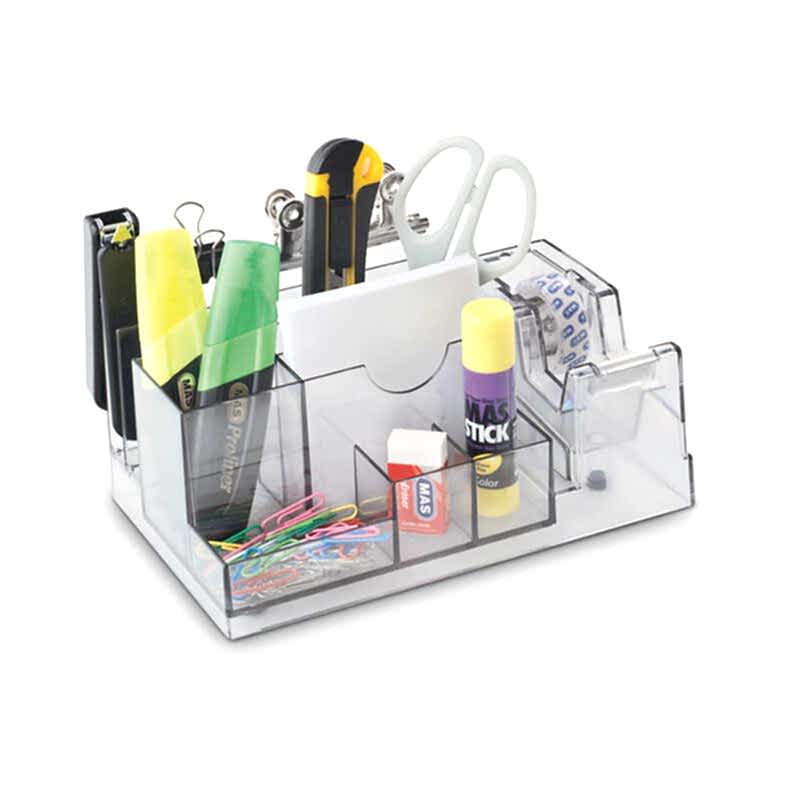 Mas 815 Desk Organizer Kalemlik Bantlı Şeffaf