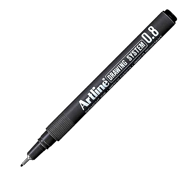 Artline 238 Drawing System Çizim Kalemi 0.8 mm - Siyah