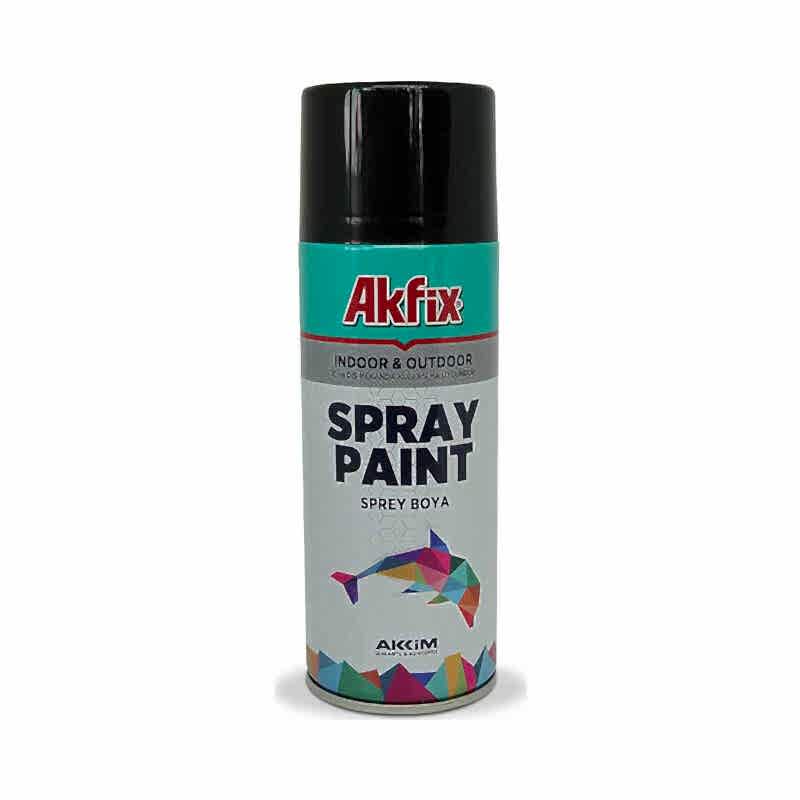Akfix Sprey Boya Mat Siyah RAL 9005 400 ml