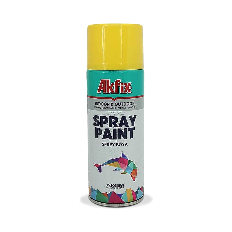 Akfix Sprey Boya Parlak Sarı RAL 1003 400 ml