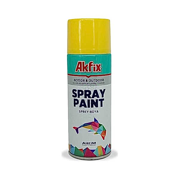 Akfix Sprey Boya Parlak Sarı RAL 1003 400 ml