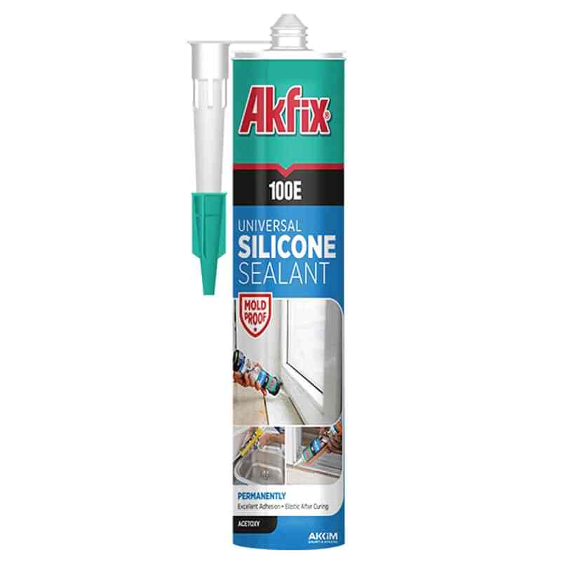 Akfix 100E Genel Amaçlı Silikon 280 ml Beyaz