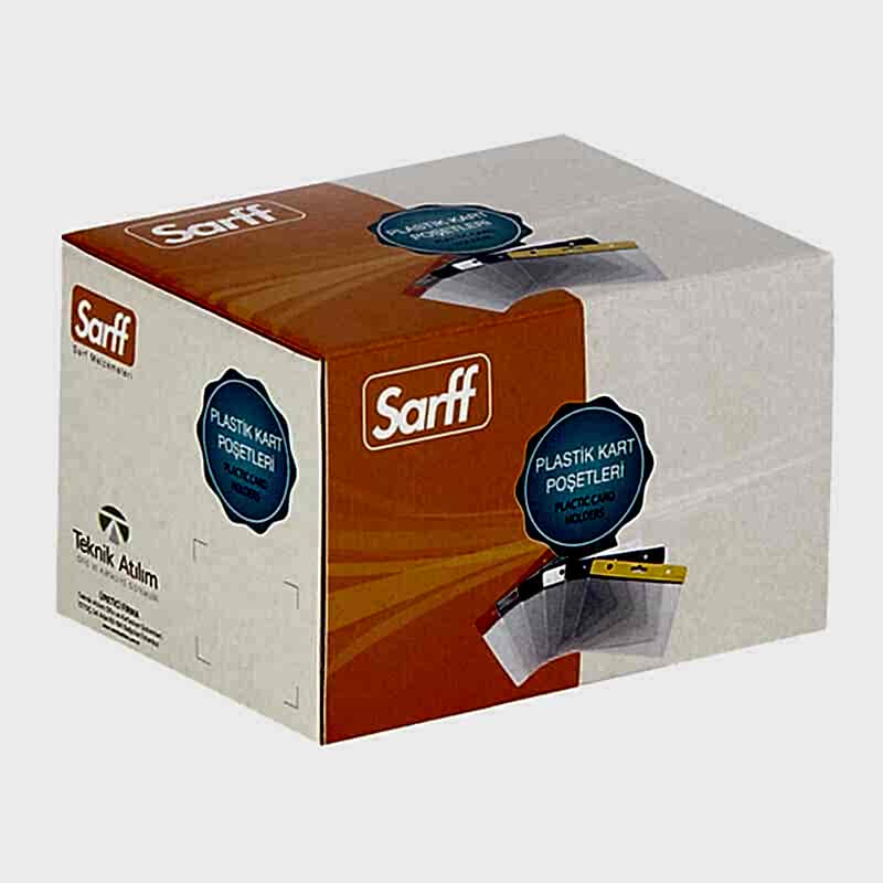 Sarff Kart Poşeti Yatay 7,5 x 9,5 cm 100'lü Paket Beyaz 15207002