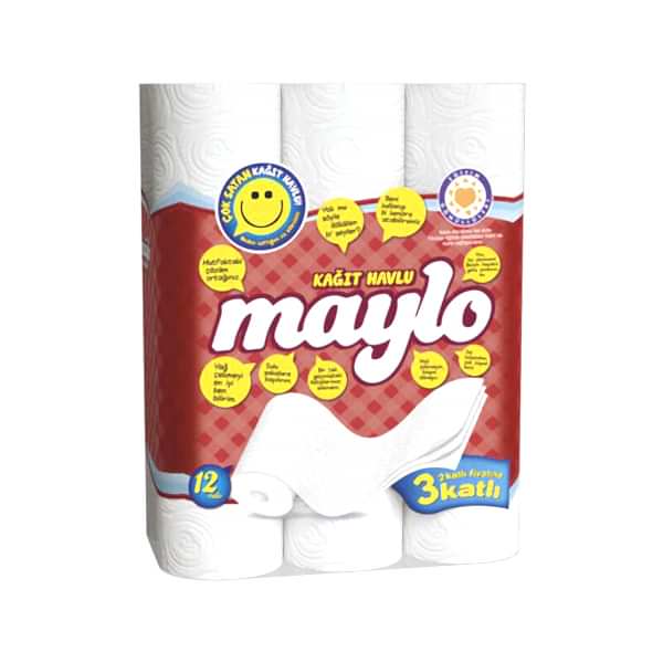 Maylo Kağıt Havlu 3 Katlı 12'li Paket