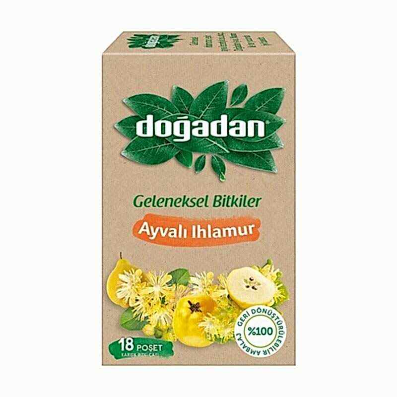 Doğadan Bitki Çayı Ayvalı Ihlamur 18'li Paket