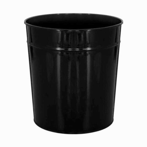Mimaks Metal Konik Çöp Kovası D-1 Siyah