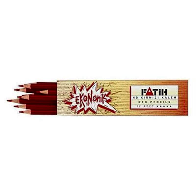 Fatih Kopya Kalemi Kırmızı 12'li Paket 25010