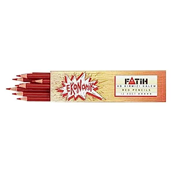 Fatih Kopya Kalemi Kırmızı 12'li Paket 25010