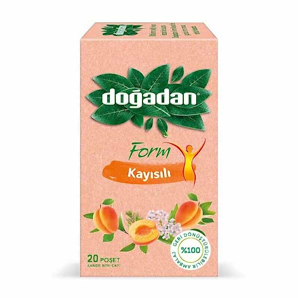 Doğadan Form Bitki Çayı Kayısılı 20'li Paket