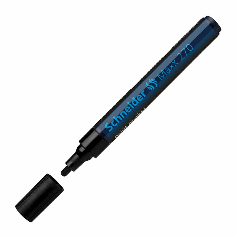Schneider 270 Maxx Boyama Marker Kalem - Siyah