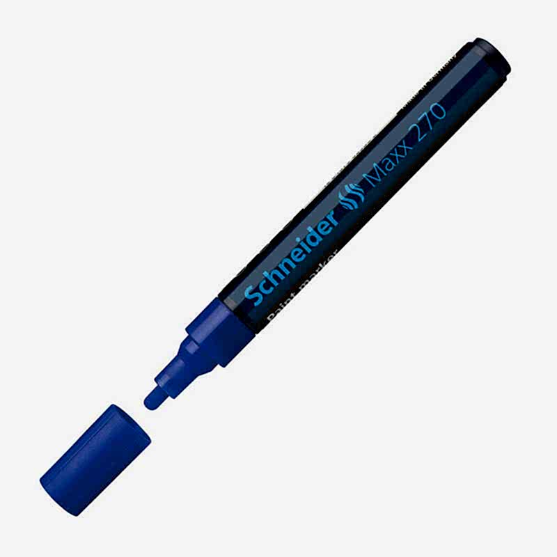 Schneider 270 Maxx Boyama Marker Kalem - Mavi